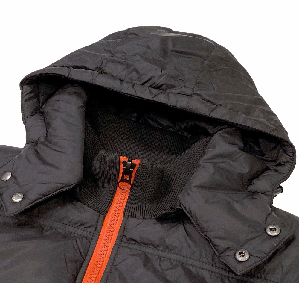 Hooded Down Jacket | Black