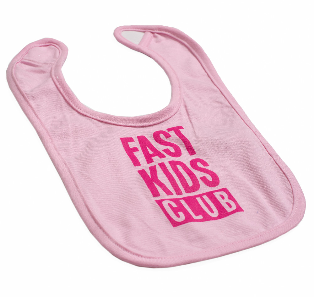 Infant Fast Kids Club Bib | Pink/Magenta