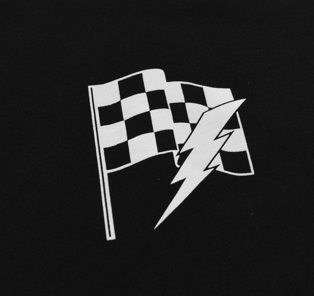 Flag Bolt Lightweight T-Shirt | Black