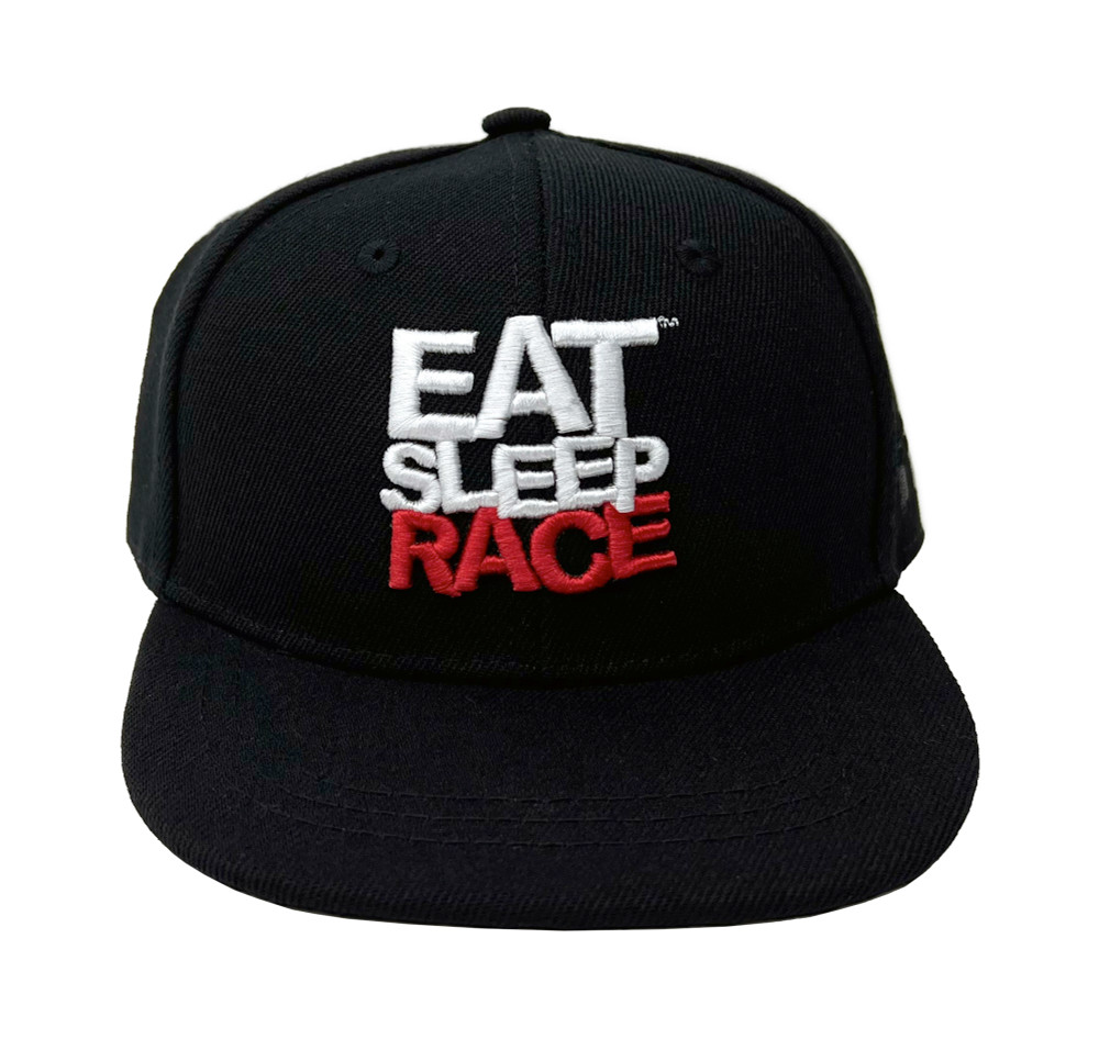 Kids ESR Logo Snapback Hat | Black/Red