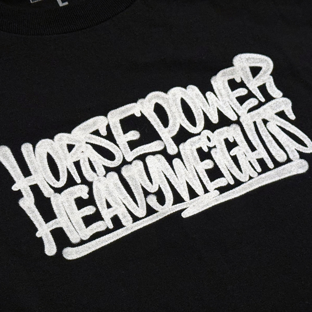 Horsepower Heavyweights 5 T-Shirt | Black