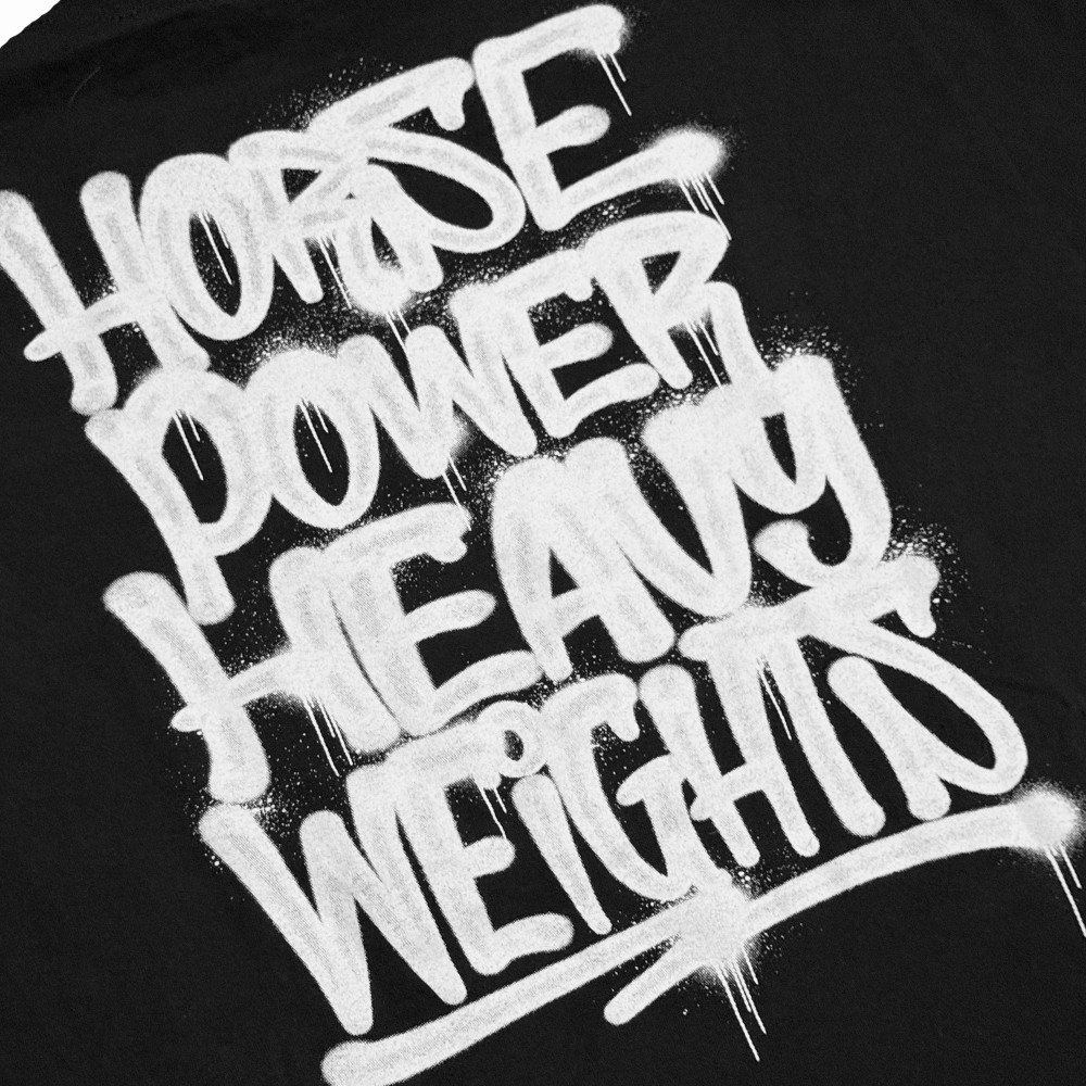 Horsepower Heavyweights 5 T-Shirt | Black