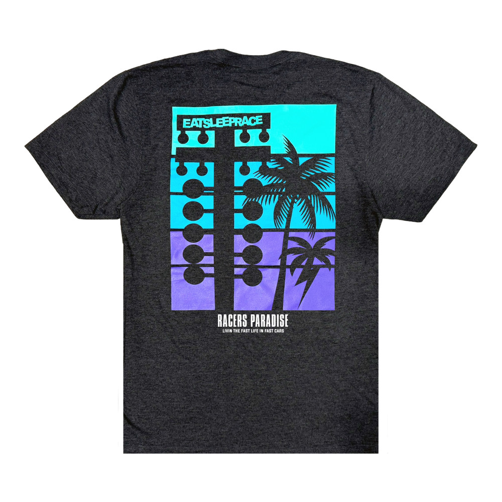  Racer's Paradise 2 Lightweight T-Shirt | Charcoal/Teal