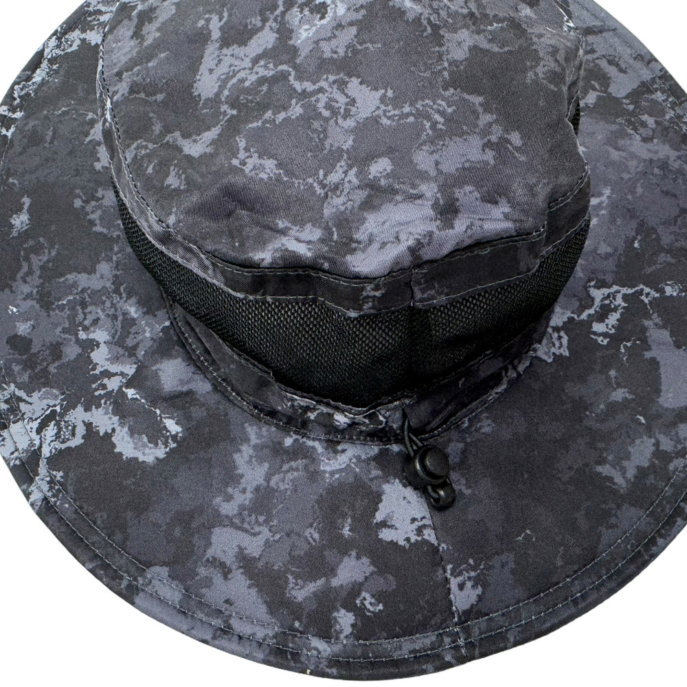 Logo Boonie Hat | Black Camo