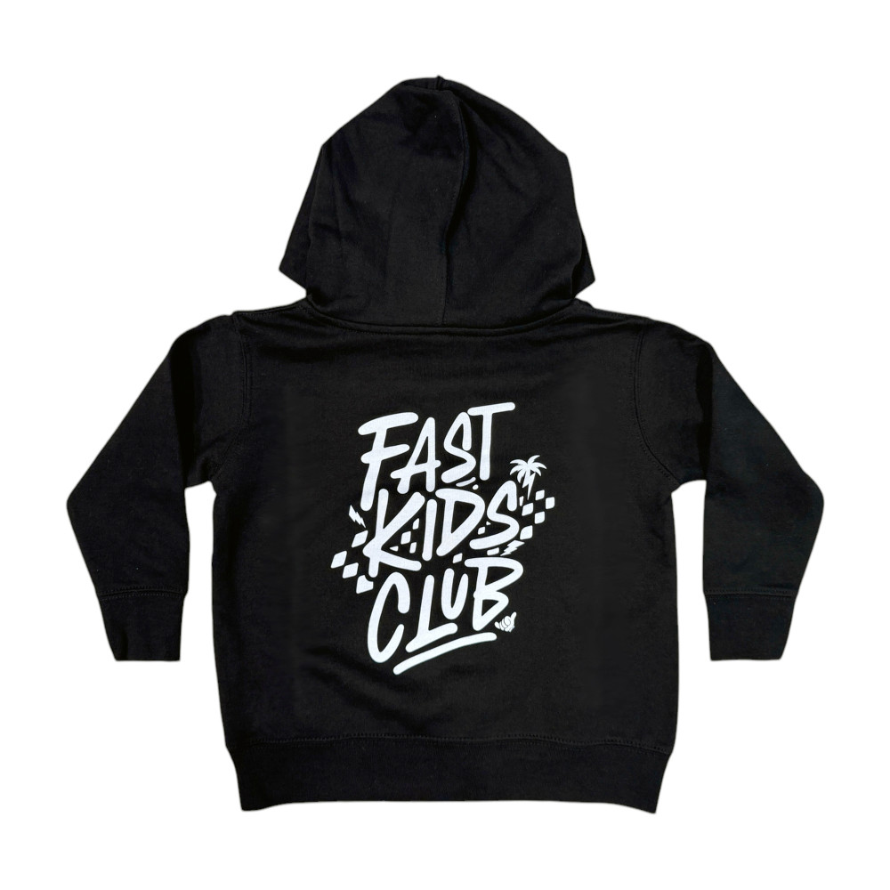 Kids FKC Zip Up Hoodie | Black