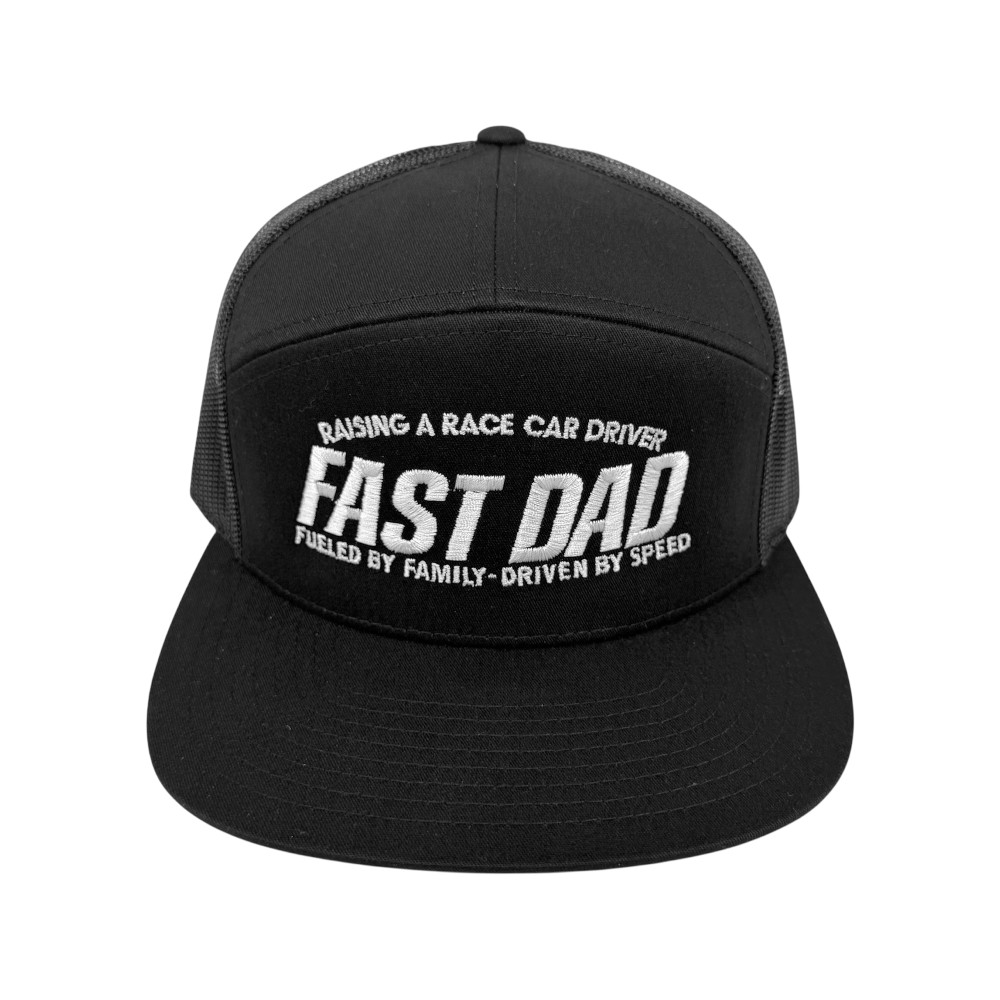 Fast Dad Mesh Trucker Hat | Black
