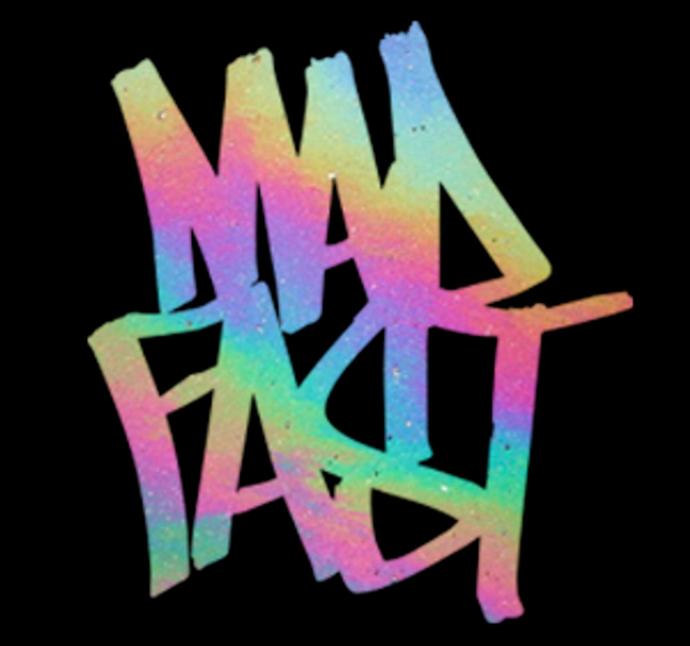 Mad Fast Graffiti Vinyl Decal | Chrome Oil