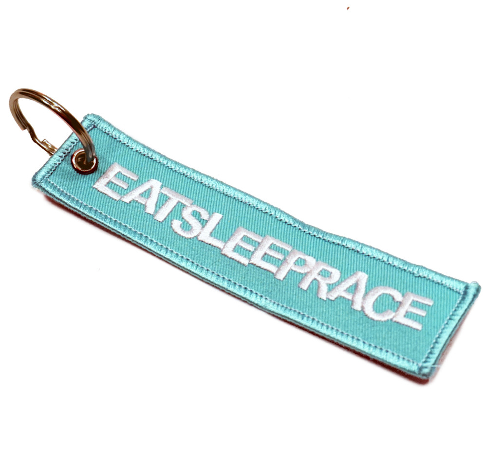 Embroidered Keychain | Teal