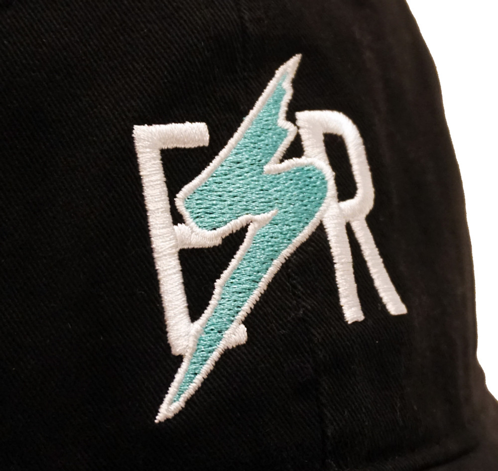 Bolt Sport Strapback Hat | Black/Teal