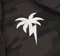 Bolt Palm Pullover Hoodie | Black Camo