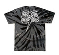 Bolt Palm T-Shirt | Black Tie Dye