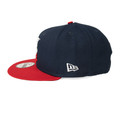 Logo New Era 9FIFTY Snapback Hat | Navy/Red Flag