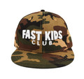 Kids Fast Kids Club Logo Snapback Hat | Camo