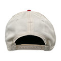 Fast Dad Snapback Curved Brim Hat | Cream/Red
