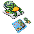 T-Rex Pillow and Dinosaurs and Race Cars Book BUNDLE