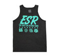 ESR Fast Life Tank Top | Charcoal/Teal