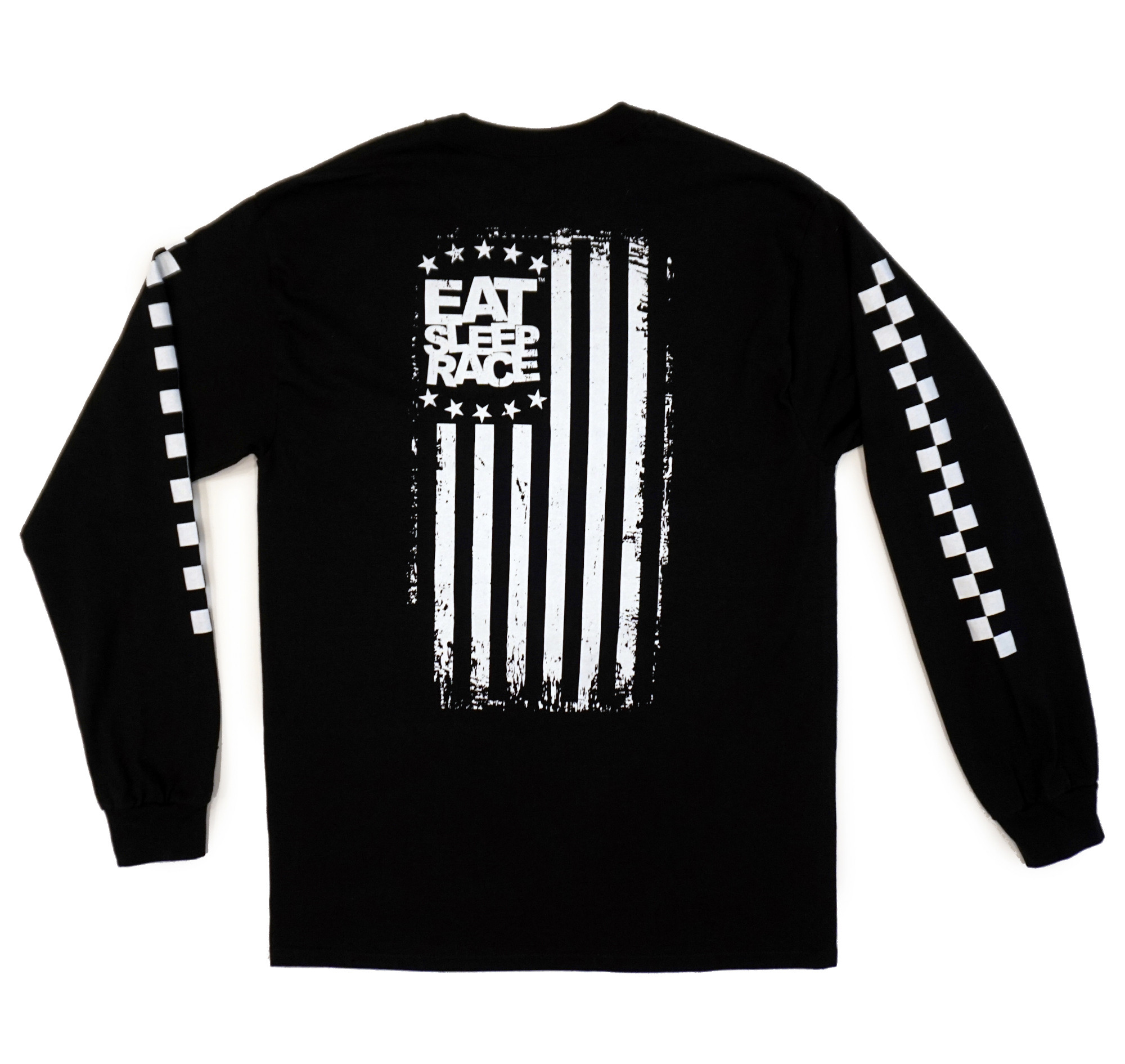 Flag Long Sleeve Shirt | Black