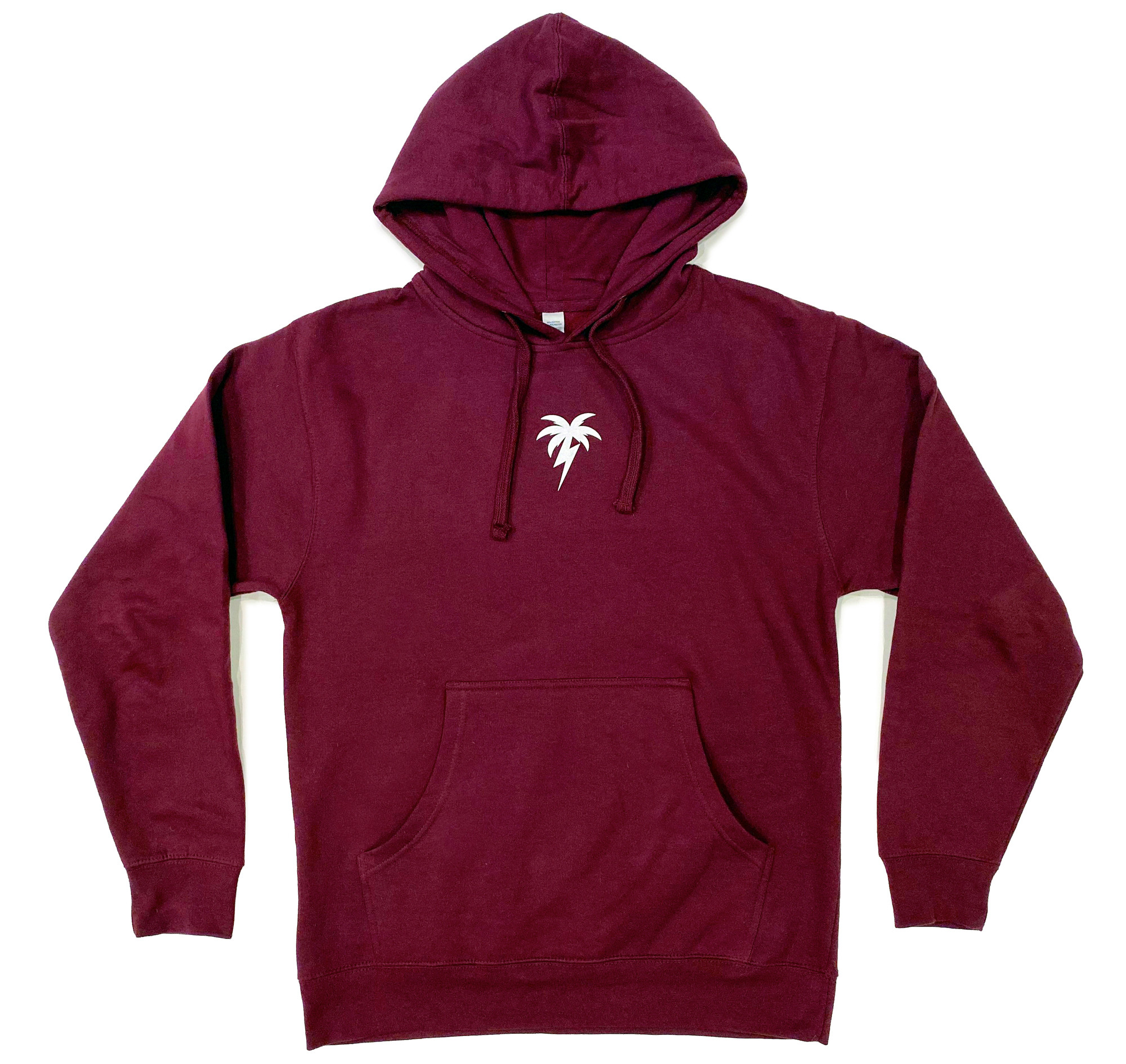 maroon hooded sweatshirt