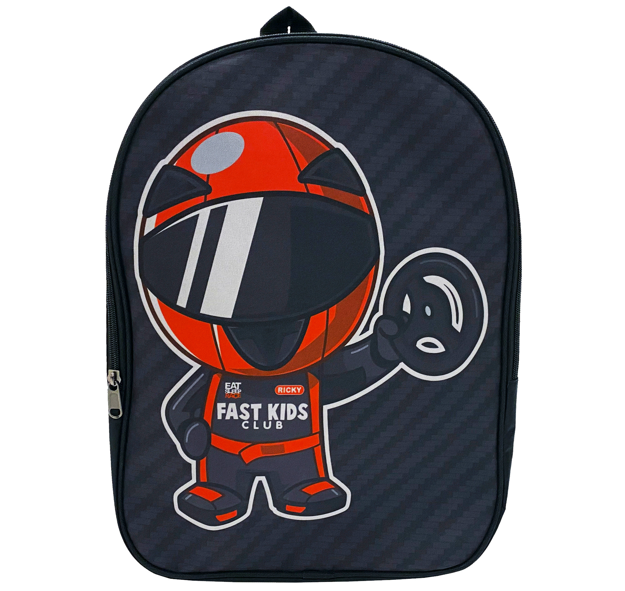 Ricky Racer Backpack | Black - Eat Sleep Race - Racing Lifestyle