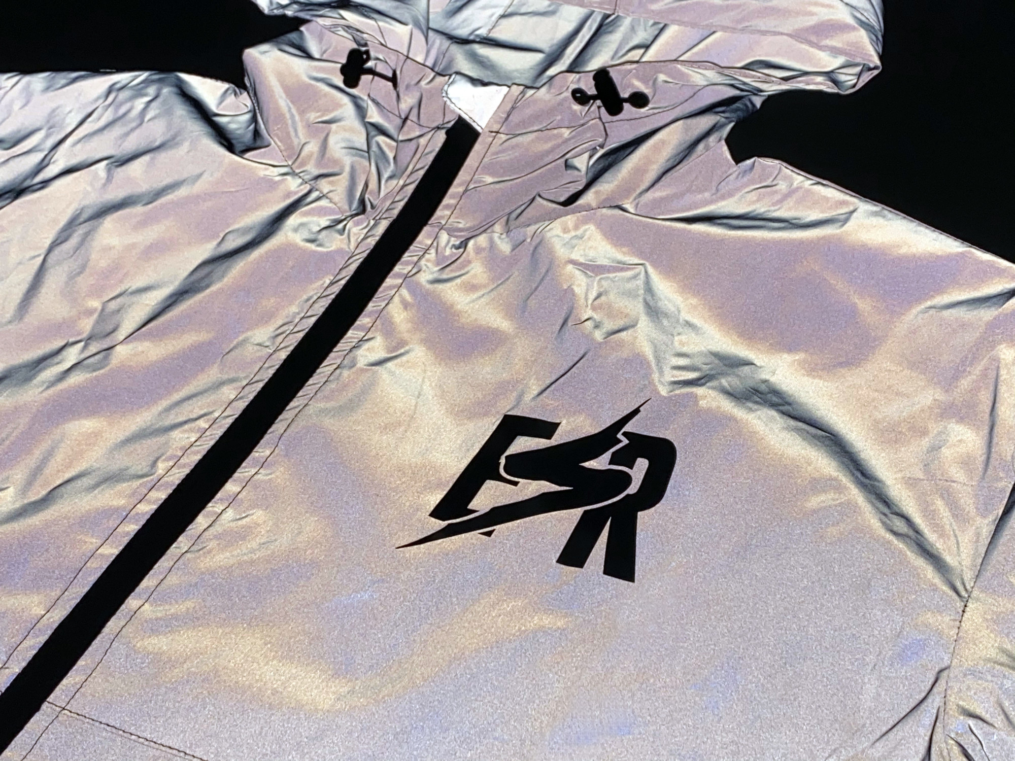 Emblem Windbreaker Jacket  Reflective - Eat Sleep Race - Racing Lifestyle  Apparel