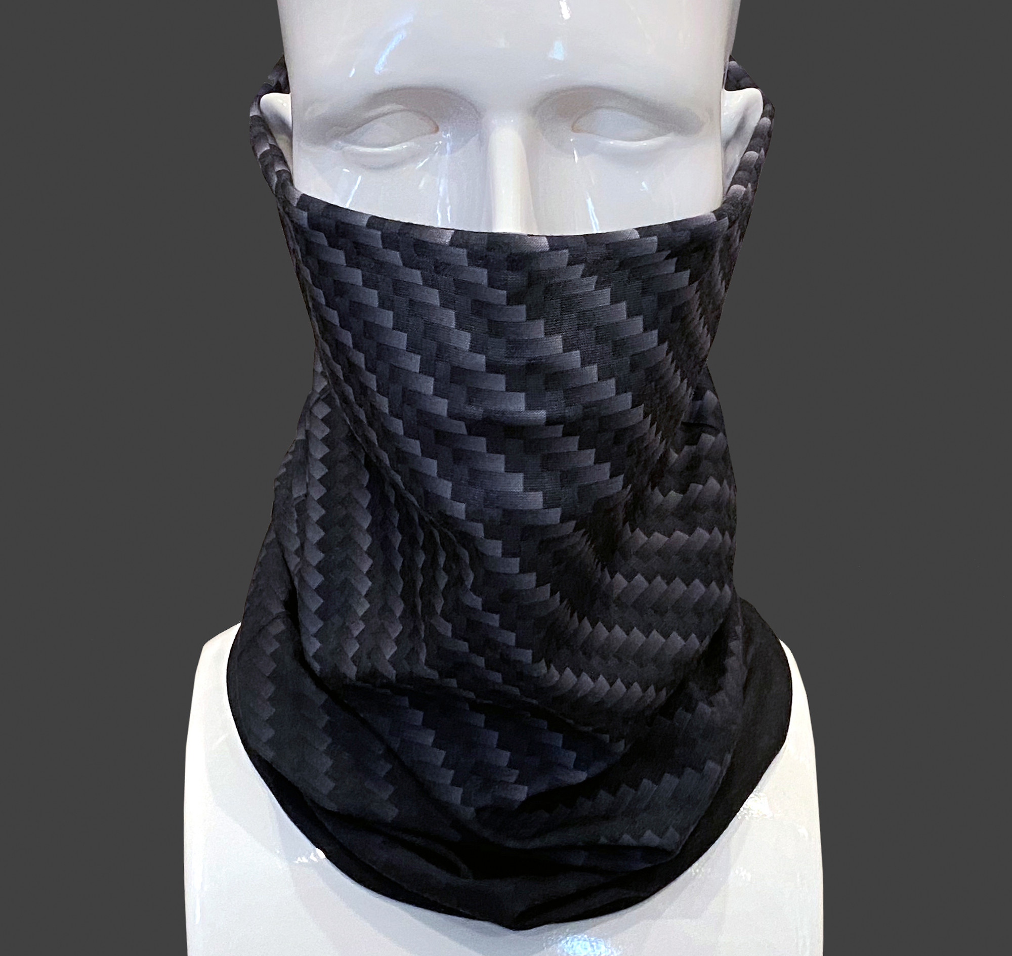 Neck Gaiter Carbon Fiber Eat Sleep Race Racing Lifestyle Apparel