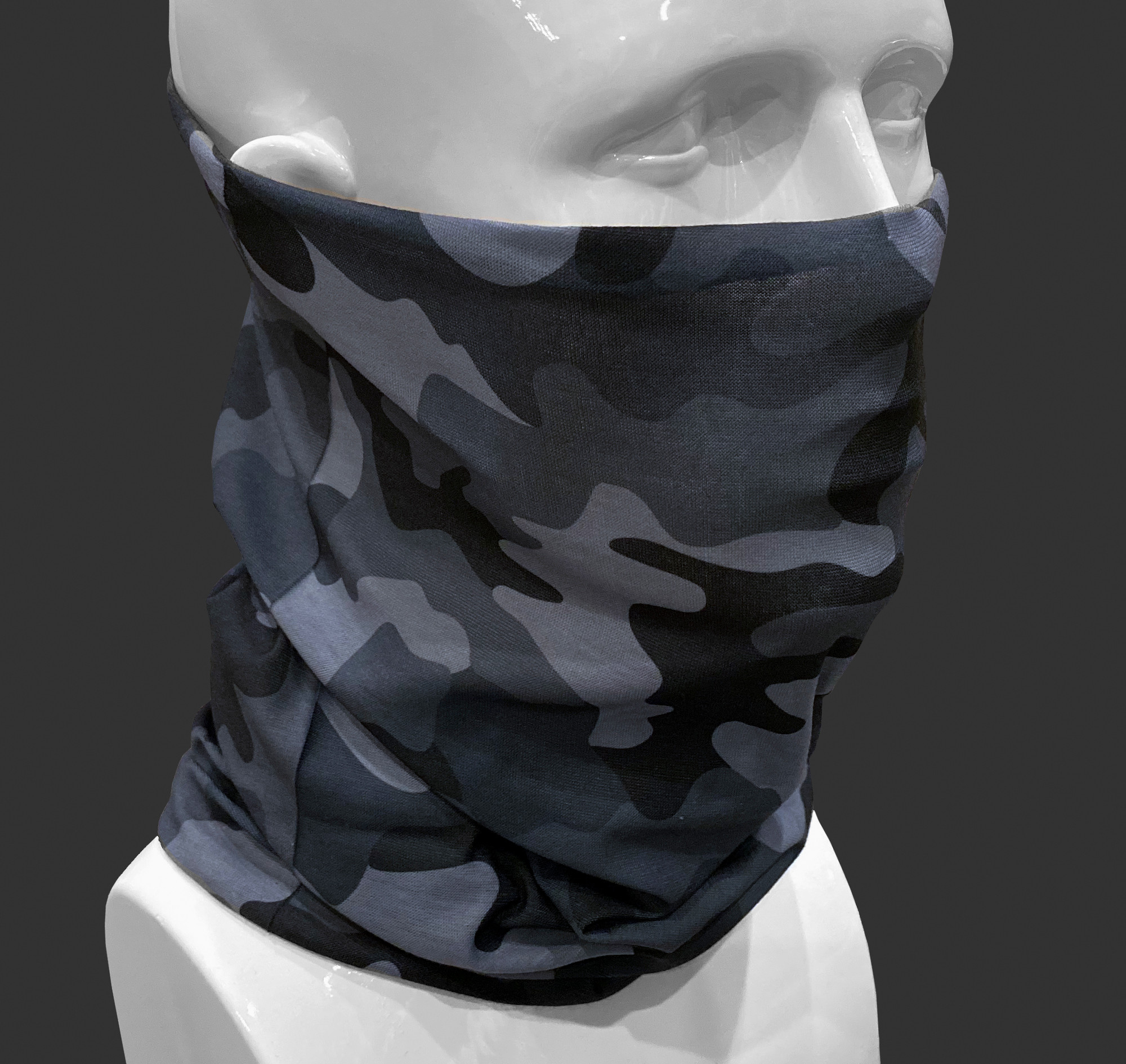 Neck Gaiter | Black Camo - Eat Sleep 