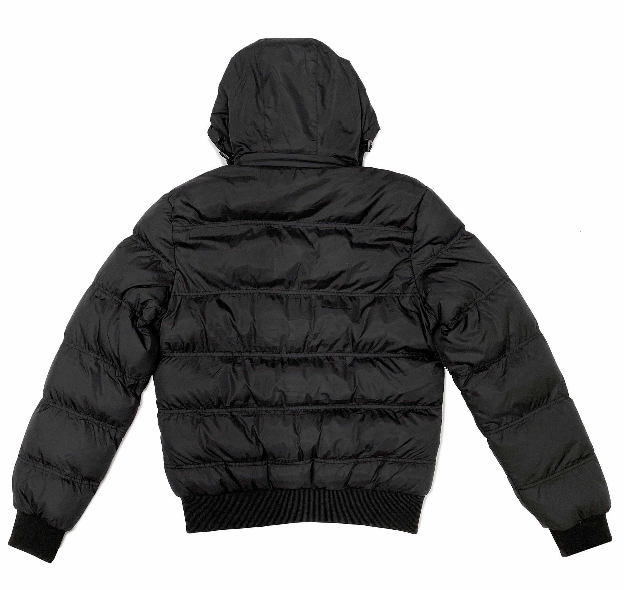 Hooded Down Jacket | Black - Eat Sleep Race - Racing Lifestyle Apparel