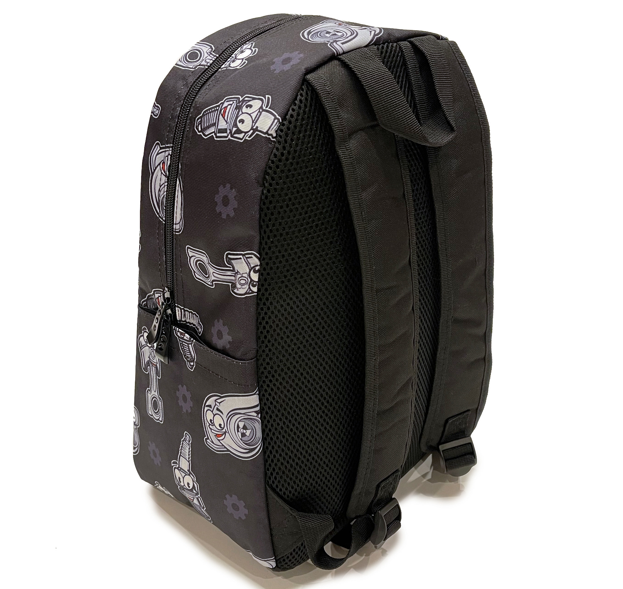 Fast Kids Club Backpack | Black - Eat Sleep Race - Racing