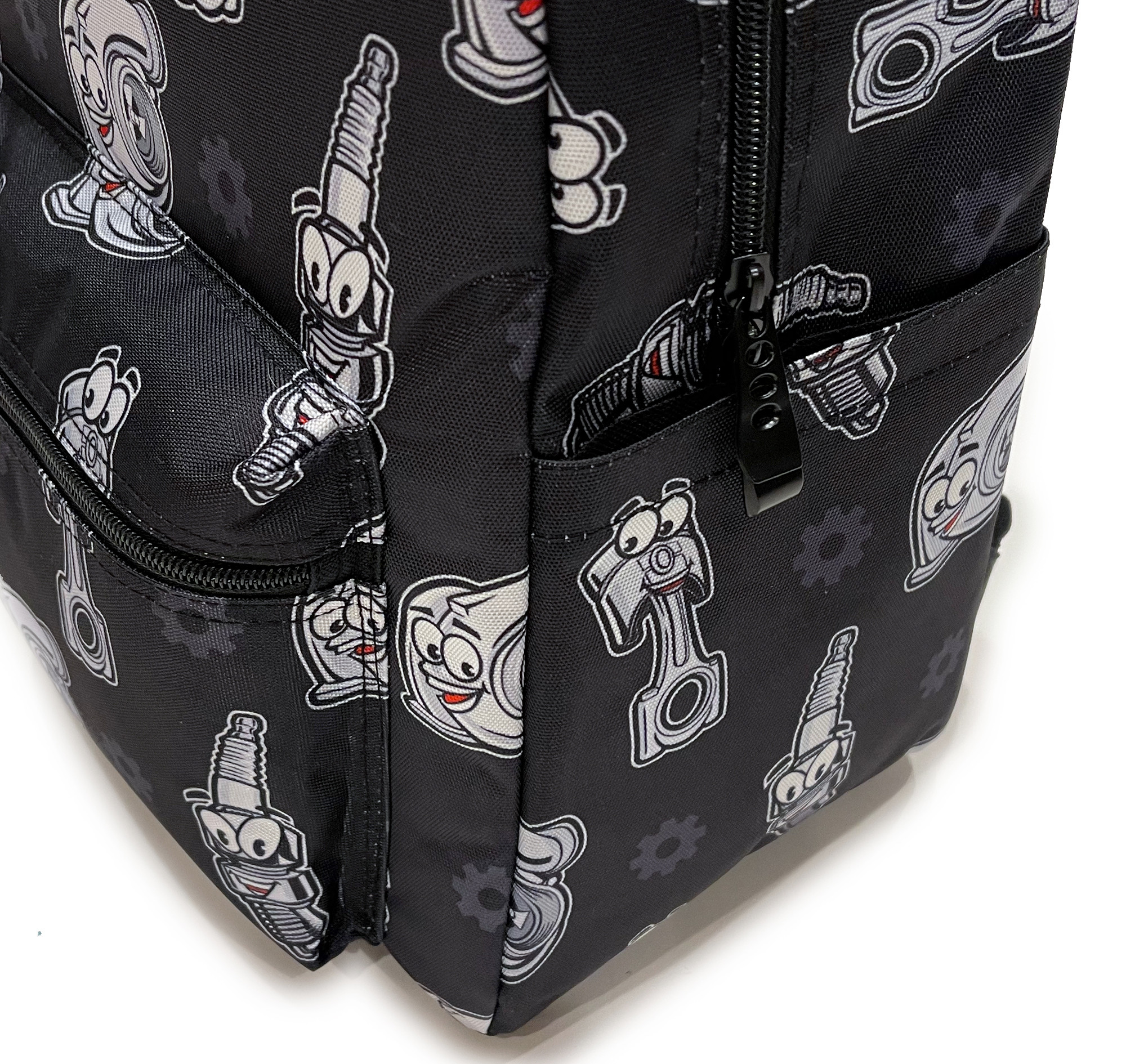 Fast Kids Club Backpack | Black - Eat Sleep Race - Racing