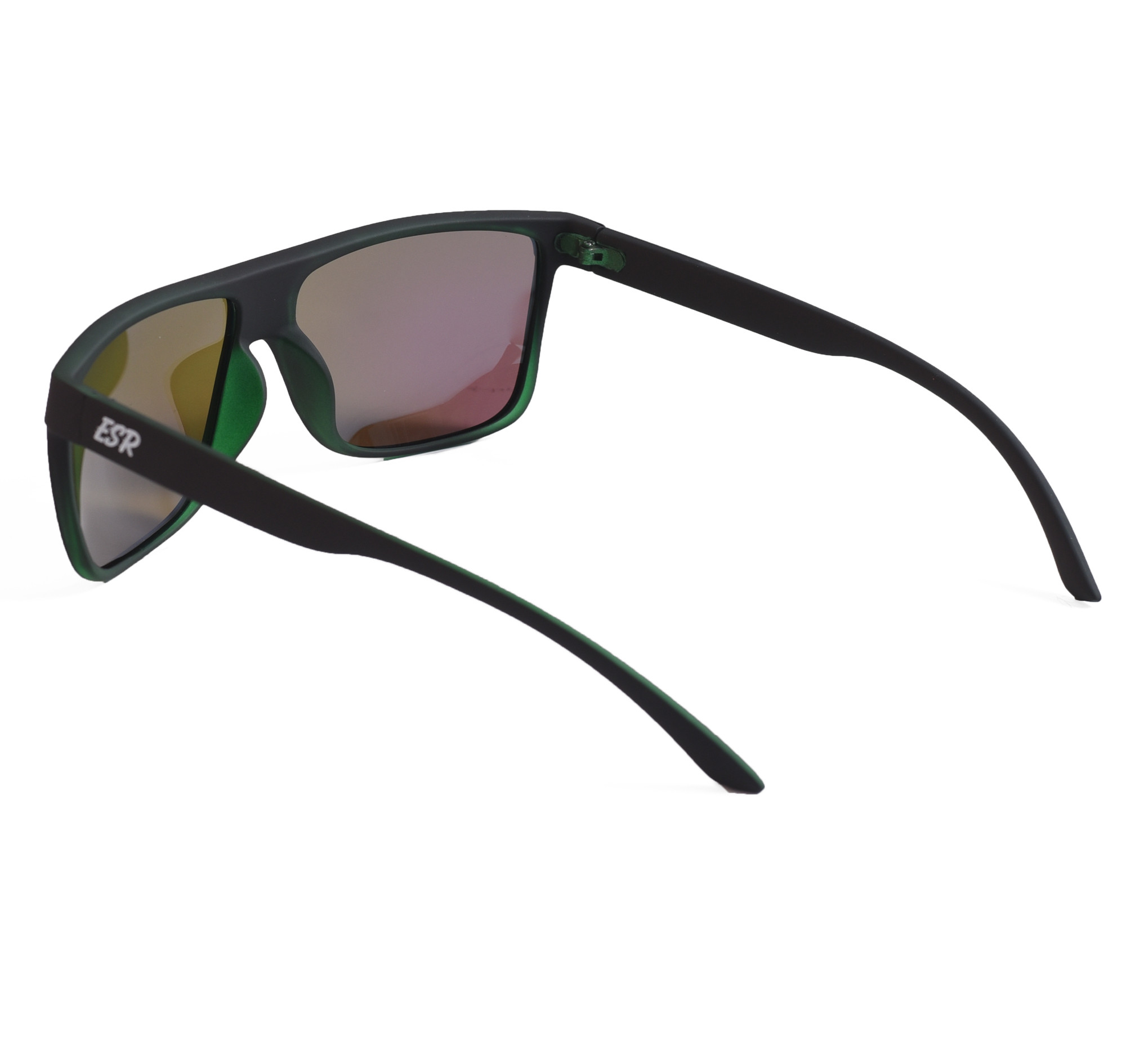 ESR Fastlife Flat Top Sunglasses | Matte Black/Blue (Polarized) | Hard Case  - Eat Sleep Race - Racing Lifestyle Apparel