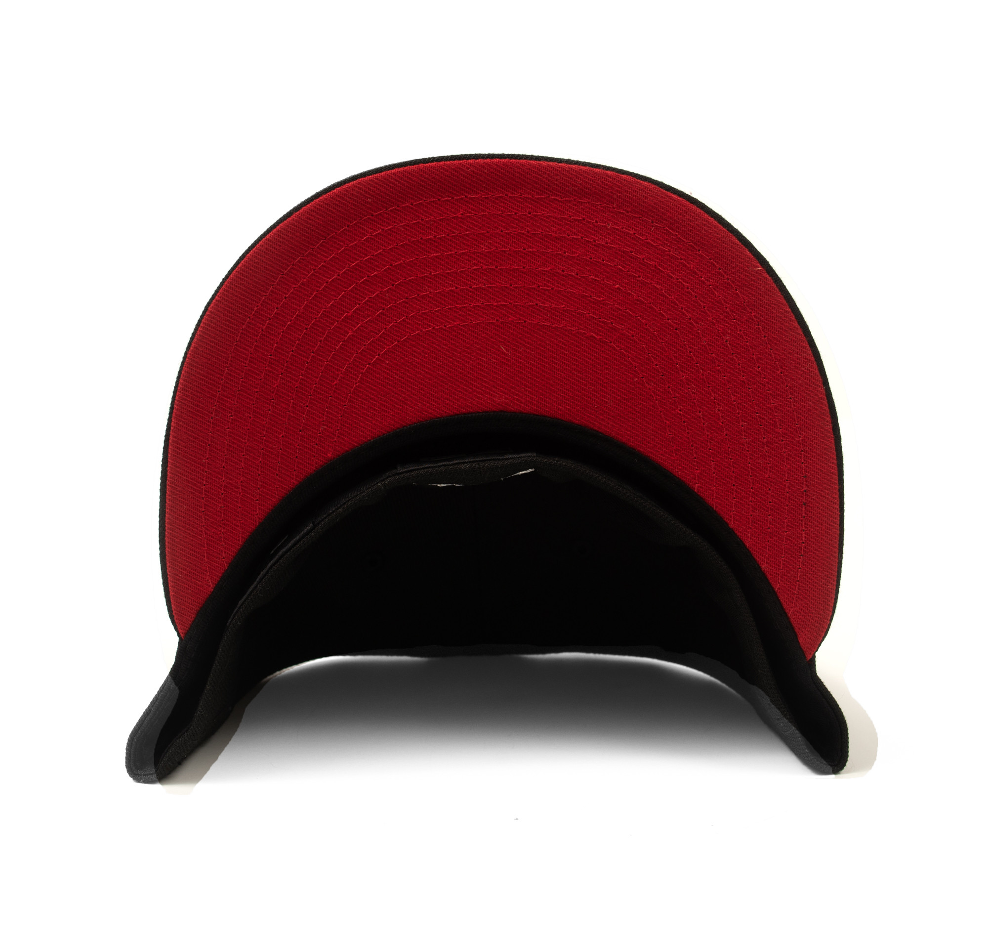 new era cap black red