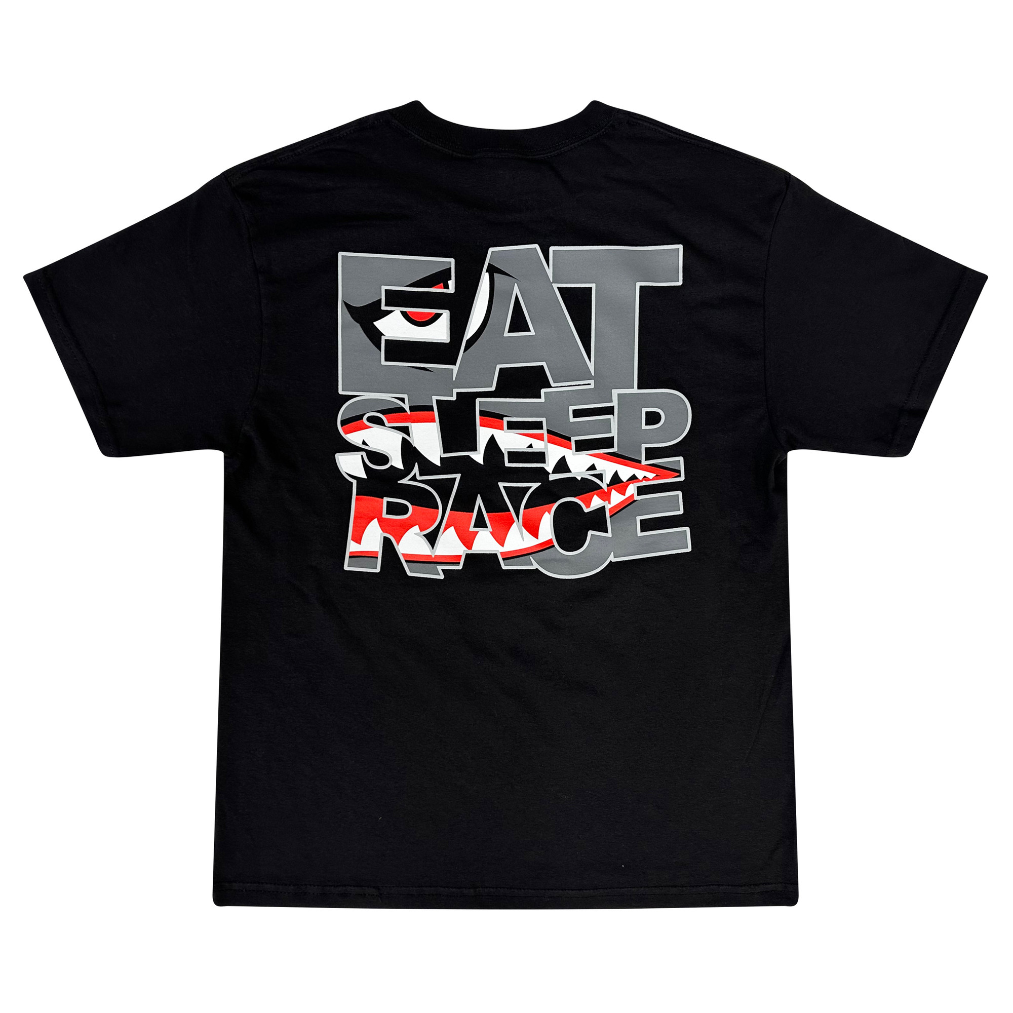 HiBoost T-Shirt | Shark - Eat Sleep Race - Racing Lifestyle Apparel