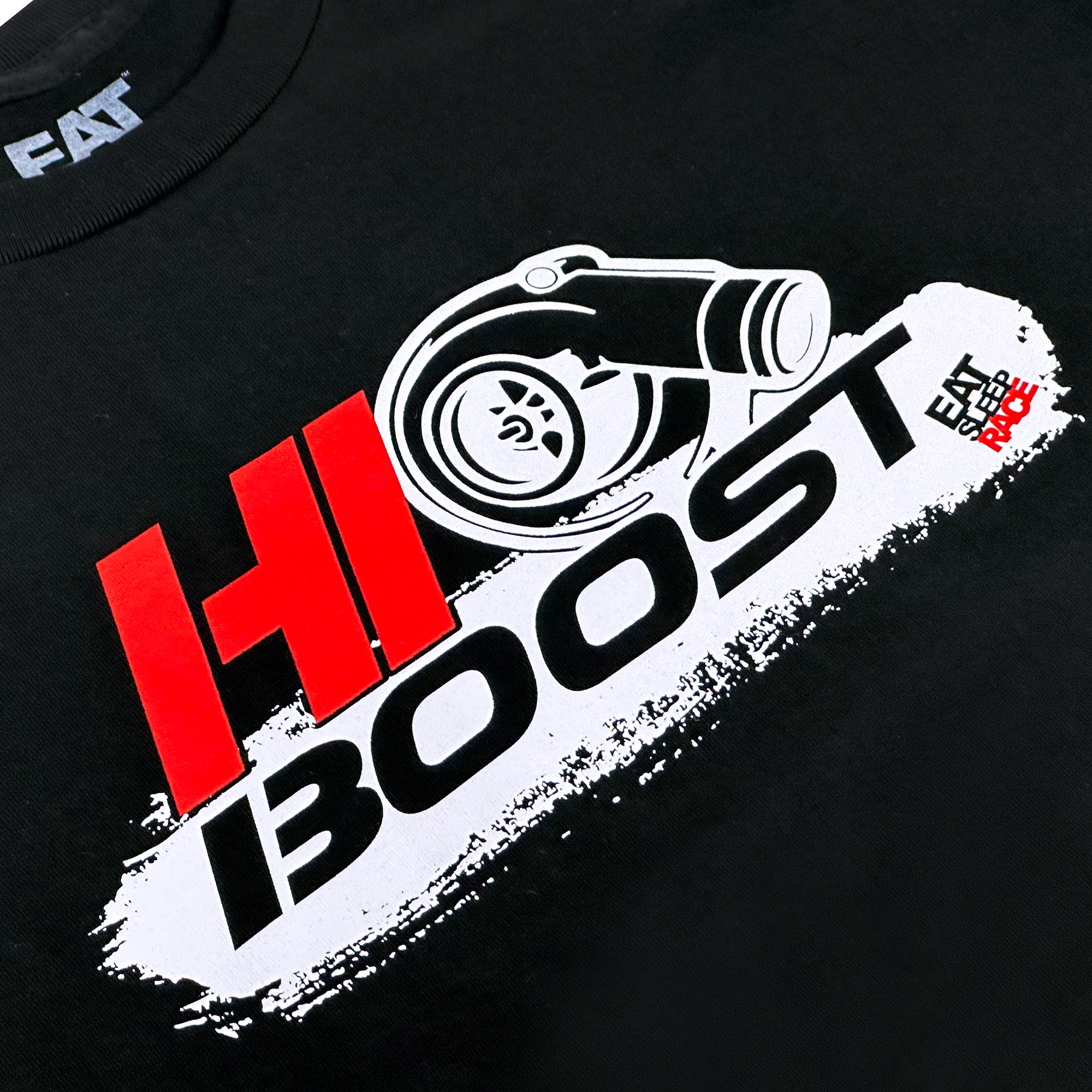 HiBoost T-Shirt | Shark - Eat Sleep Race - Racing Lifestyle Apparel
