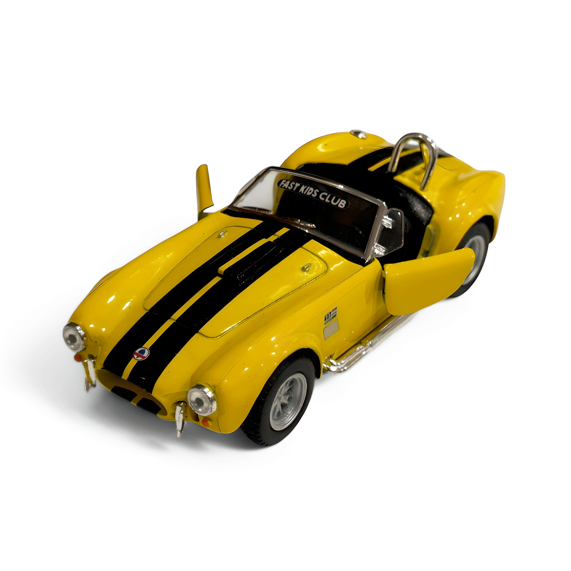 Shelby Cobra 427 S/C Model Car | Yellow - Eat Sleep Race - Racing
