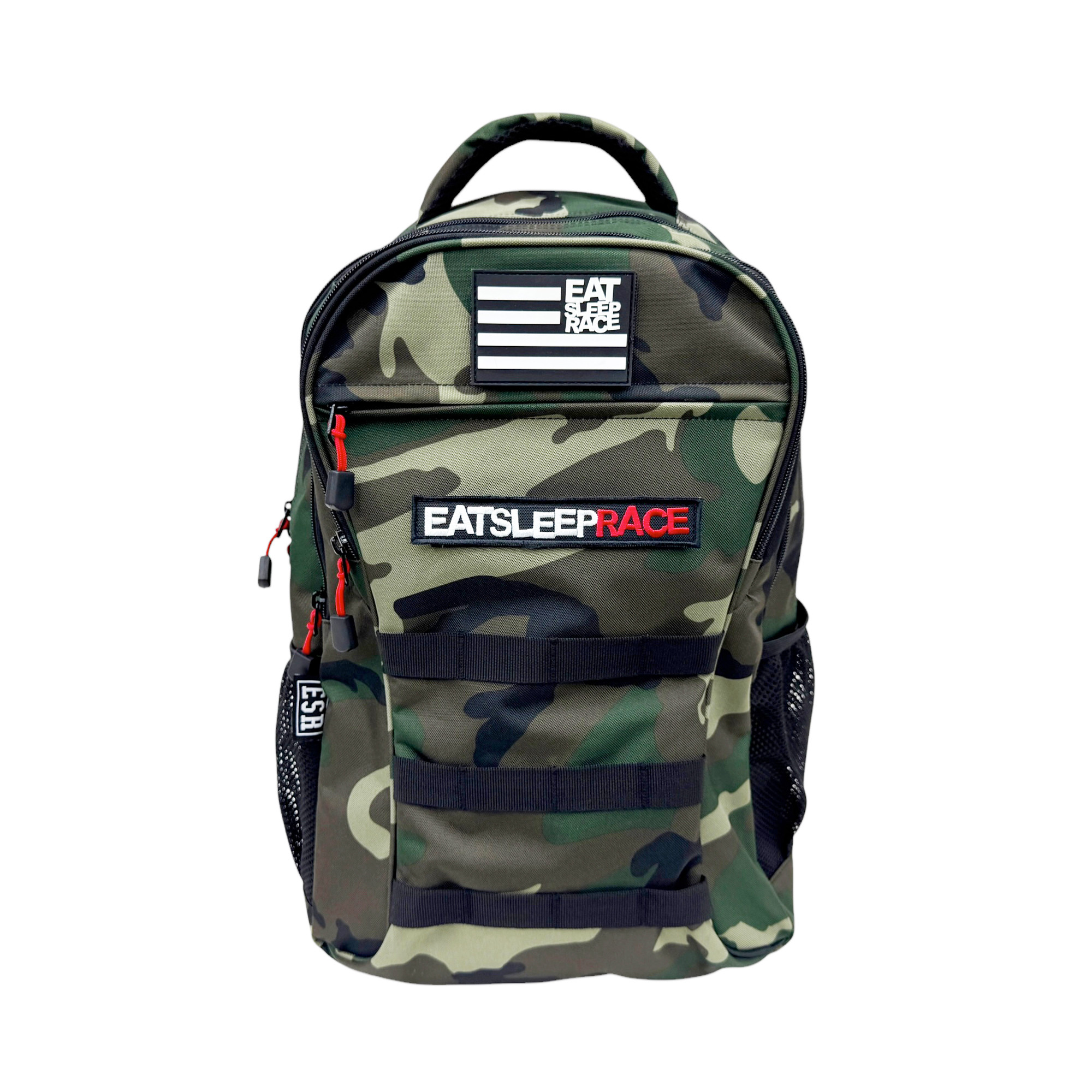 Tactical Backpack | Woodland Camo - Eat Sleep Race - Racing