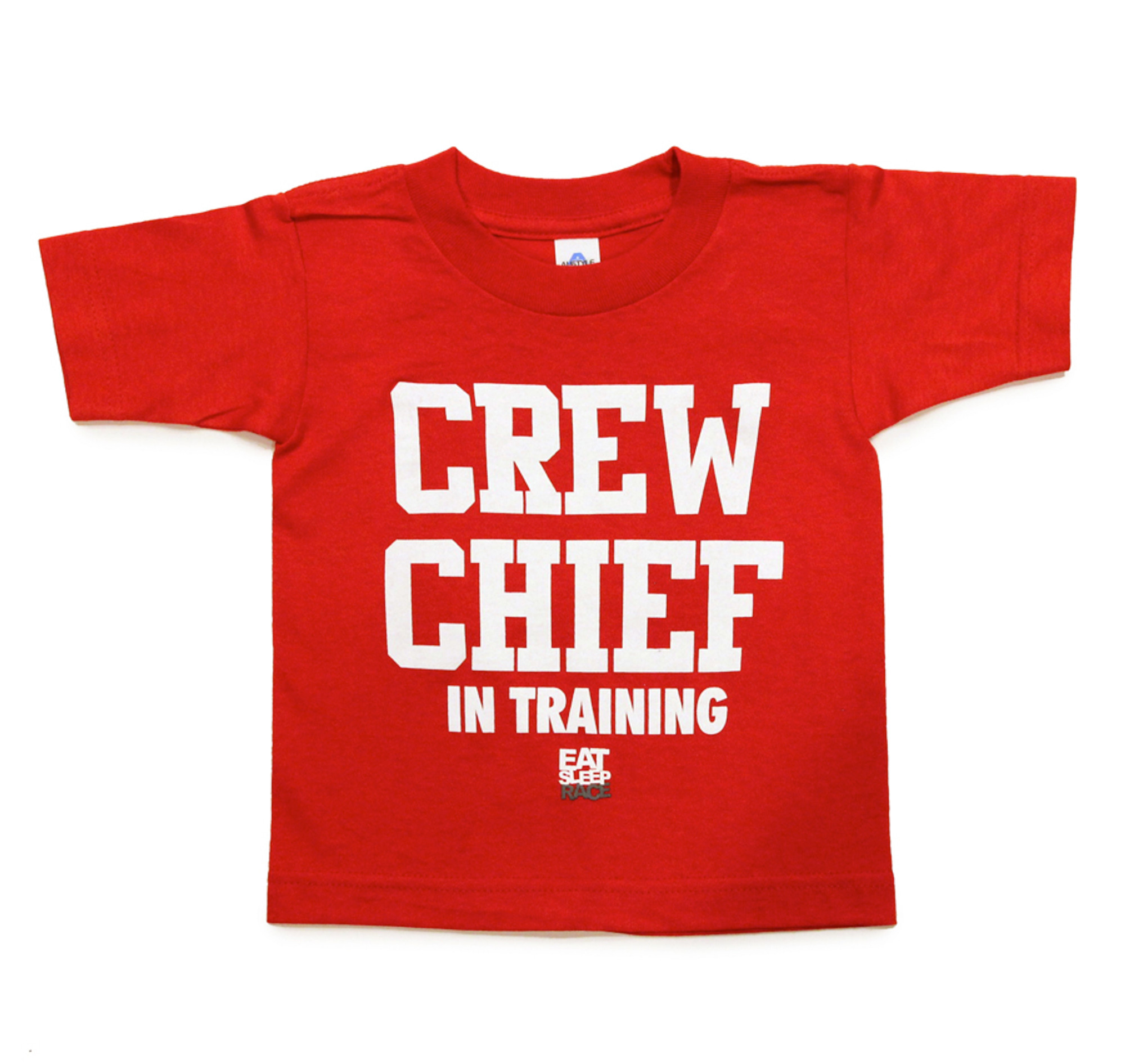 Kids Crew Chief T-Shirt | Red - Eat 