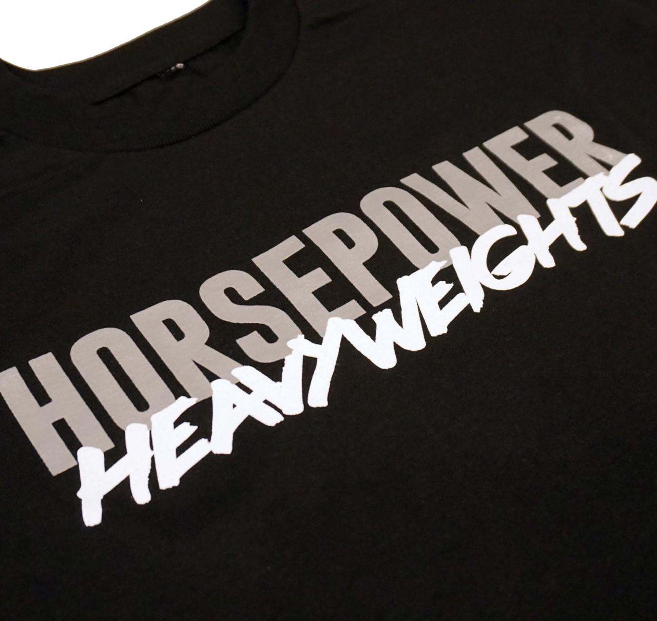 Horsepower Heavyweights TShirt Black Eat Sleep Race Racing
