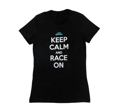 Ladies Keep Calm Shirt | Black