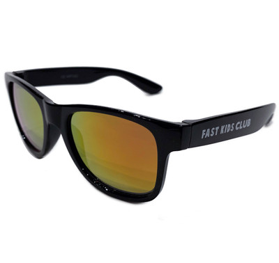 FKC Kids Sunglasses | Black/Gold Iridium (UV400)