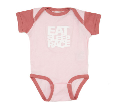 Infant Bodysuit Logo | Pink/Coral