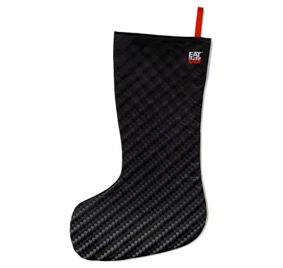 Christmas Stocking | Black Carbon Fiber