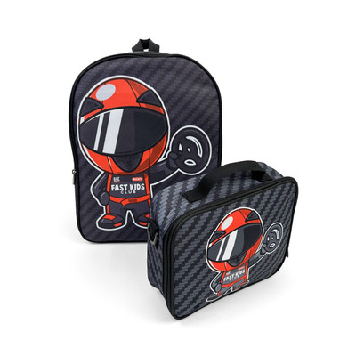 Ricky Racer Backpack and Lunch Bag Bundle