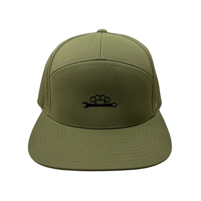 Knuckle Wrench Active Snapback Hat | Olive