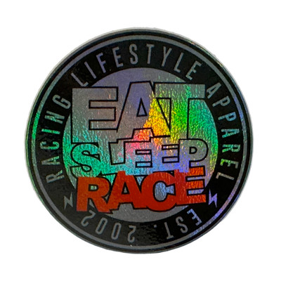 Circle Holographic Sticker | Logo