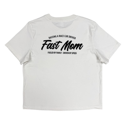 Ladies Fast Mom Shirt | White