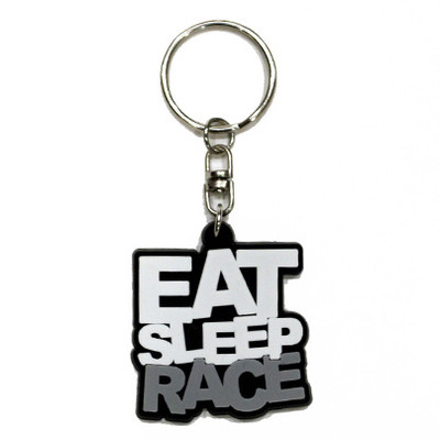 Locking Carabiner Paracord Keychain  Pink - Eat Sleep Race - Racing  Lifestyle Apparel