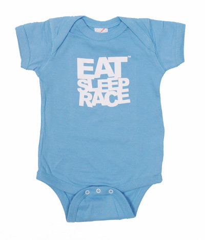 Infant Bodysuit Logo | Powder Blue