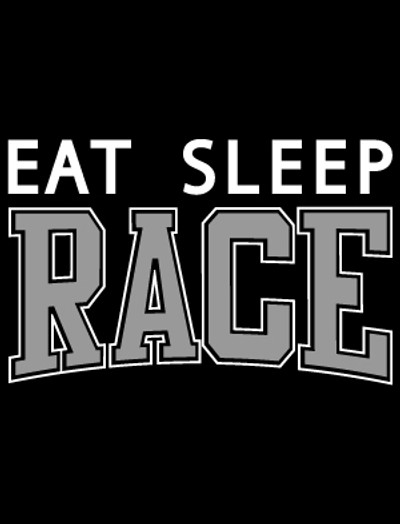 Woven Clip Keychain  Black - Eat Sleep Race - Racing Lifestyle Apparel