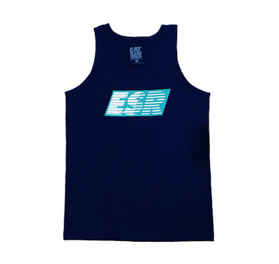 ESR Speedlines Tank Top | Navy/Teal