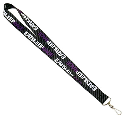 Lanyard Logo | Carbon/Purple